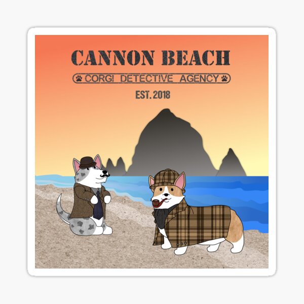 2018 CBCDA - Detectives Sherlock & Watson Sticker