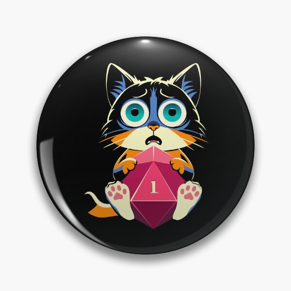 Item preview, Critical Fail Cat D20 Dice designed and sold by pixeptional.