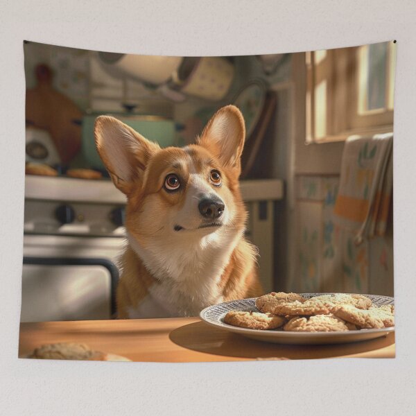 Item preview, Corgi dog wants food designed and sold by CorgiCuddle.