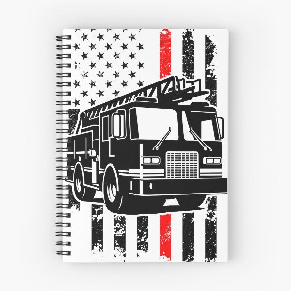 Item preview, Fireman American Flag Firefighter Thin Red Line designed and sold by TKsTees.