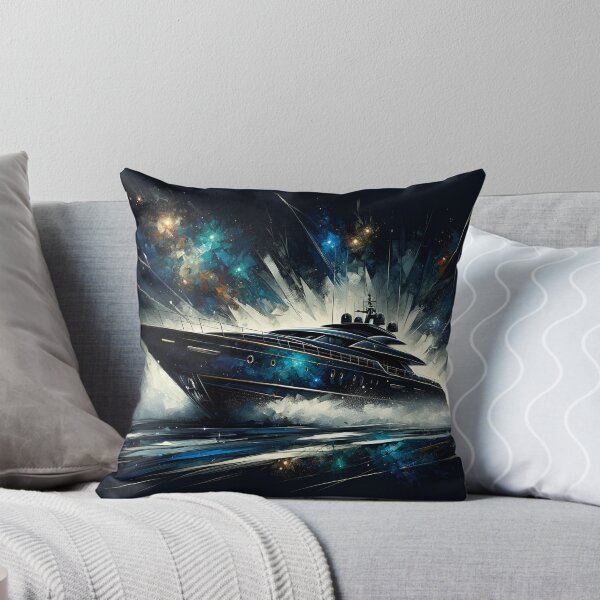 Item preview, Navy Celestial Yacht: Sophisticated Expressionist Atmosphere designed and sold by ByDigitalDream.