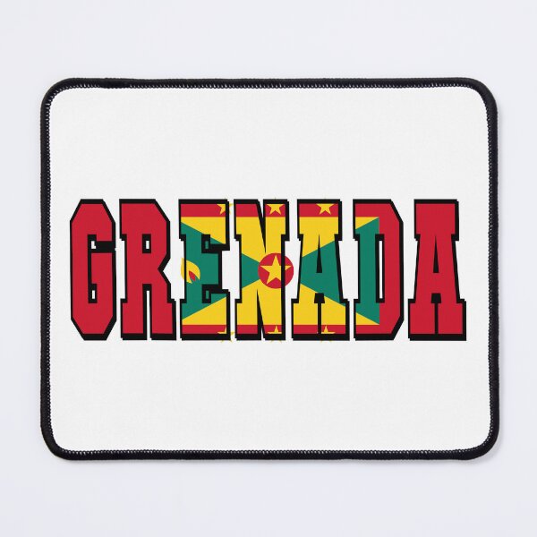Item preview, Grenada Country Flag Typography designed and sold by TravelWish.