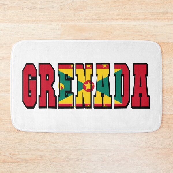 Item preview, Grenada Country Flag Typography designed and sold by TravelWish.