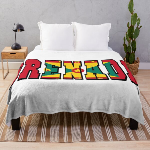 Item preview, Grenada Country Flag Typography designed and sold by TravelWish.