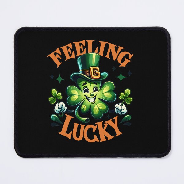 Item preview, Funny Felling Lucky Cute shamrock, Happy St Patricks Day designed and sold by ArtByKatti.