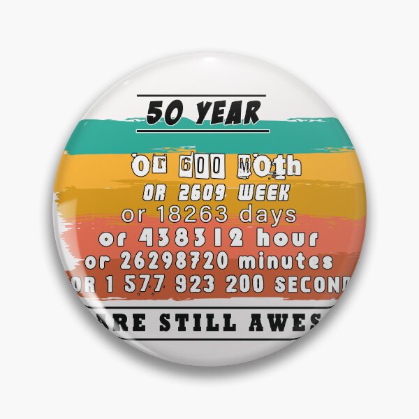 Item preview, 50 Years Of Being Awesome Vintage  designed and sold by Bukhisz.