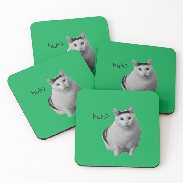 Item preview, Huh? Cat Meme | Chonky Cat TikTok Meme designed and sold by typicalgirldesign.