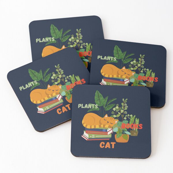 Item preview, Plants, Books and Cat designed and sold by AnulaArt.