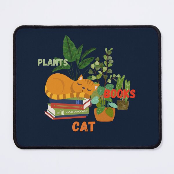 Item preview, Plants, Books and Cat designed and sold by AnulaArt.