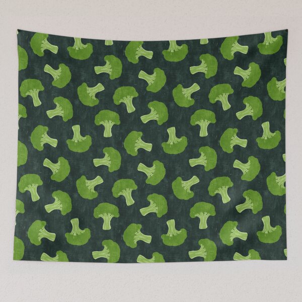 Item preview, Broccoli - veggies (dark green) designed and sold by littlearrow.