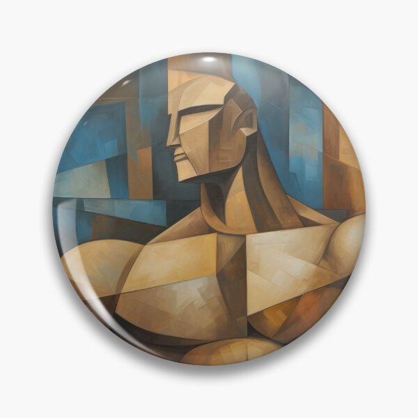Artikelvorschau, Cubism bodybuilder oil painting entworfen und verkauft von BeautyofMasc.