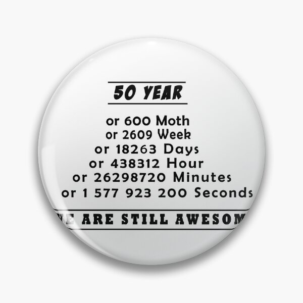 Item preview, 50 Years Of Being Awesome Vintage  designed and sold by Bukhisz.