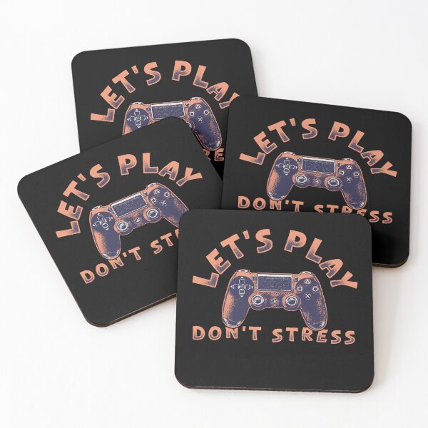 Item preview, play station controller let's play don't stress designed and sold by Pacebreaker_.