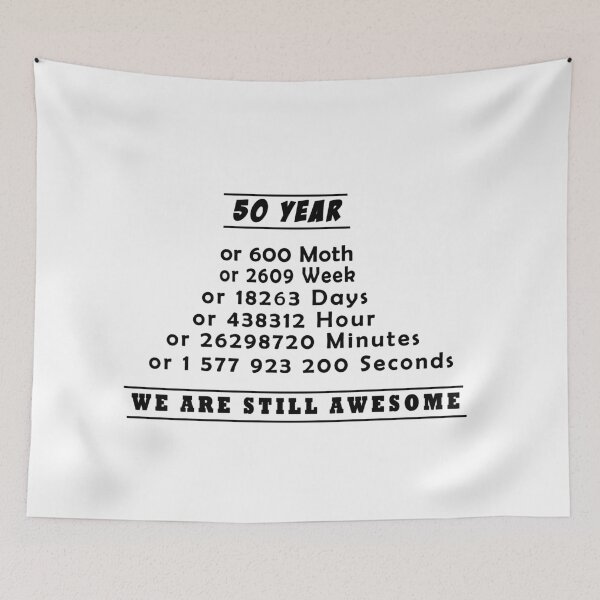 Item preview, 50 Years Of Being Awesome Vintage  designed and sold by Bukhisz.