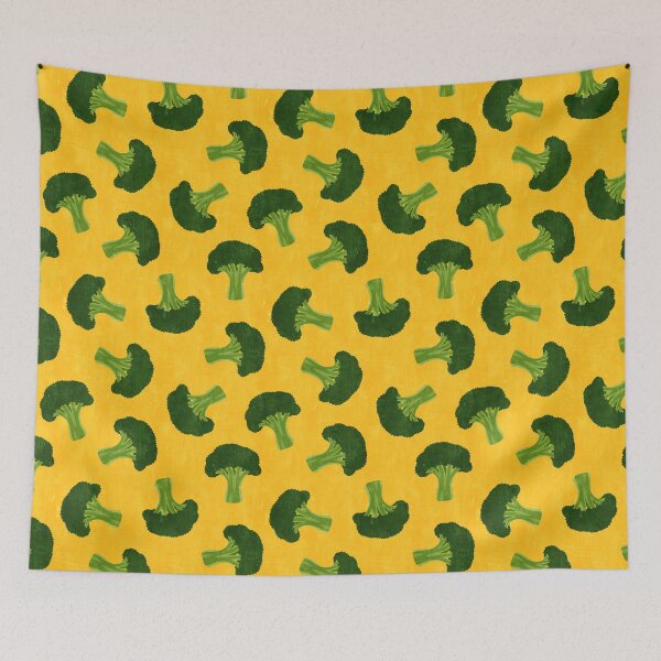 Item preview, Broccoli - veggies (yellow/orange) designed and sold by littlearrow.