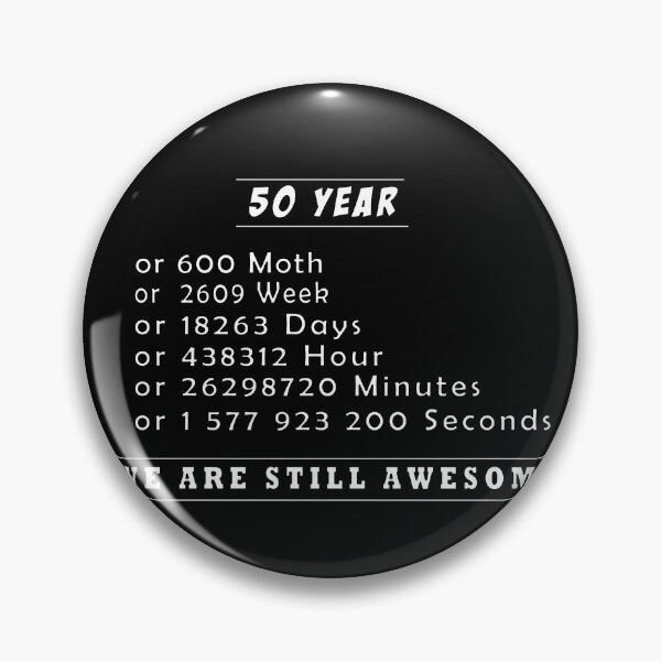 Item preview, 50 Years Of Being Awesome Vintage  designed and sold by Bukhisz.