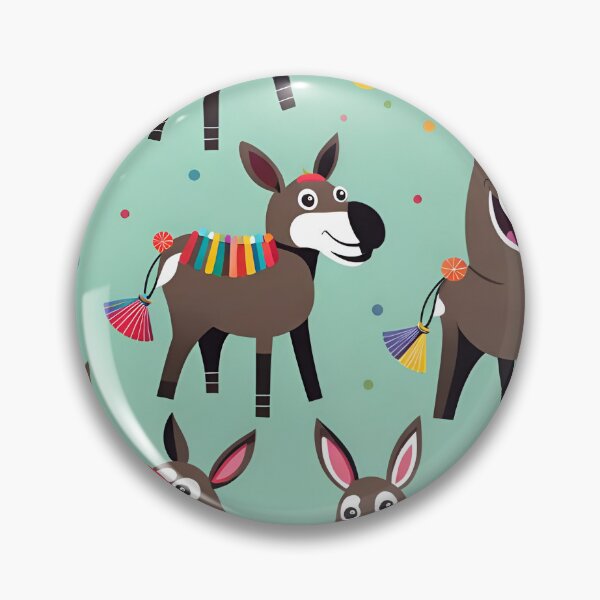 Item preview, Little donkeys having fun designed and sold by artworkpro2024.
