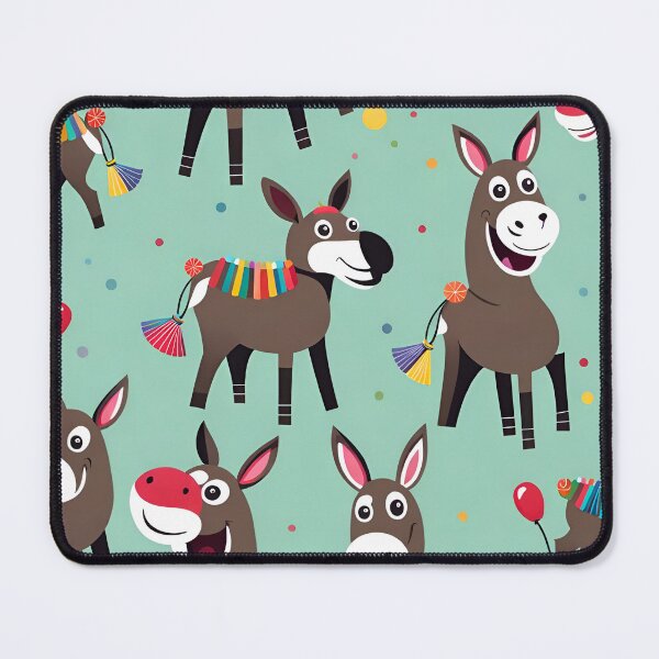 Item preview, Little donkeys having fun designed and sold by artworkpro2024.