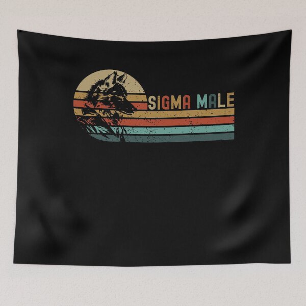 Item preview, Sigma Male Wolf Funny Sarcastic Quotes Witty Jokes designed and sold by Chmielayka.