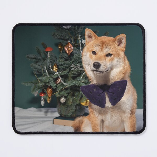 Item preview, Shiba Inu Dog with Black Ribbon Sitting designed and sold by VanGaldo.