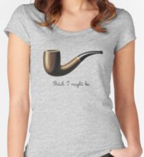 Schlampe könnte ich sein Tailliertes Rundhals-Shirt