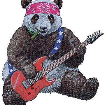 Artwork thumbnail, Glam Rock Steel Panda by CaryadArtwork