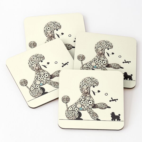 Item preview, Minimalist Poodle Serenity designed and sold by PawspectCreate.