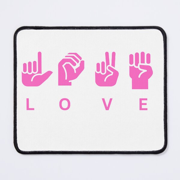 Item preview, L O V E , sign language designed and sold by sebestyle.