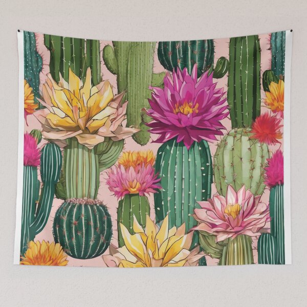 Item preview, Cactus with Daisy florals designed and sold by PetalPerfection.