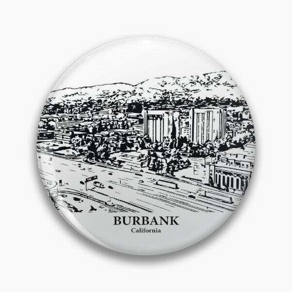 Item preview, Burbank - California designed and sold by Lakeric Cityscapes.