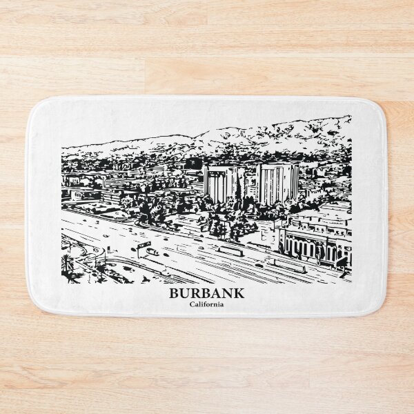 Item preview, Burbank - California designed and sold by Lakeric Cityscapes.