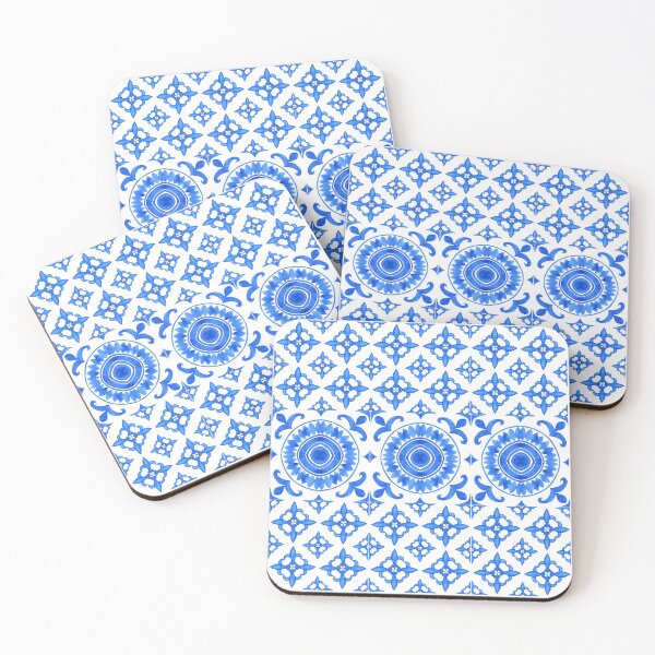 Item preview, Blue and White Ceramic Pattern designed and sold by Inspirely.