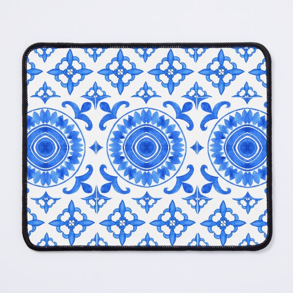 Item preview, Blue and White Ceramic Pattern designed and sold by Inspirely.