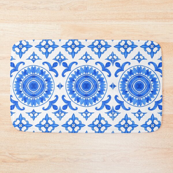Item preview, Blue and White Ceramic Pattern designed and sold by Inspirely.