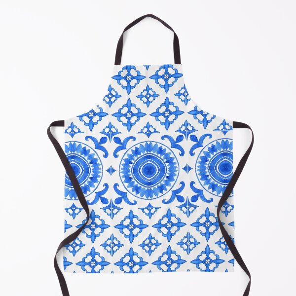 Item preview, Blue and White Ceramic Pattern designed and sold by Inspirely.