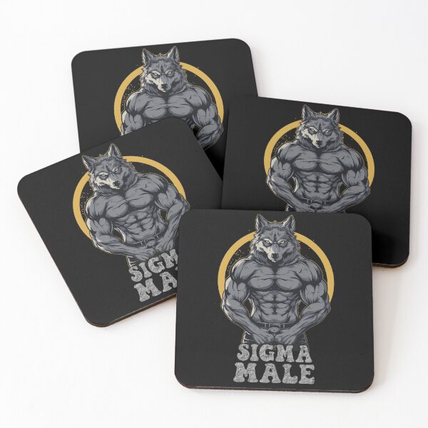 Item preview, Sigma Male Wolf Funny Sarcastic Quotes Witty Jokes designed and sold by Chmielayka.
