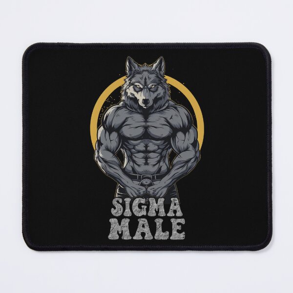 Item preview, Sigma Male Wolf Funny Sarcastic Quotes Witty Jokes designed and sold by Chmielayka.