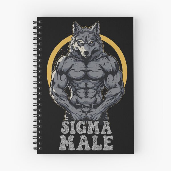Item preview, Sigma Male Wolf Funny Sarcastic Quotes Witty Jokes designed and sold by Chmielayka.
