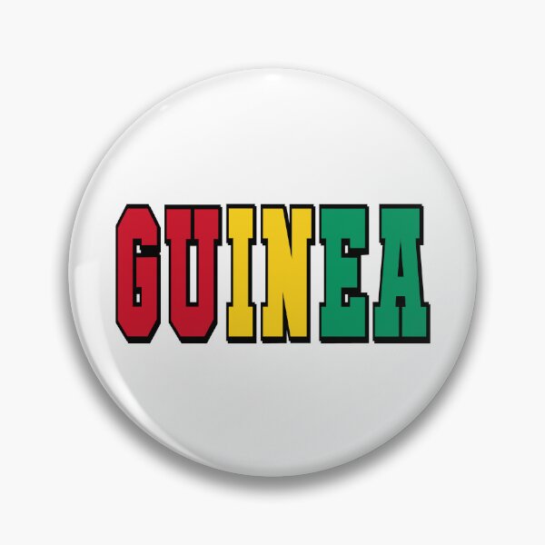 Item preview, Guinea Country Flag Typography designed and sold by TravelWish.