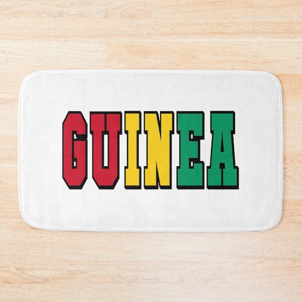 Item preview, Guinea Country Flag Typography designed and sold by TravelWish.