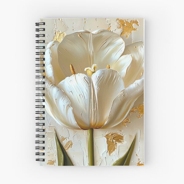Item preview, White Tulip Blossom Palette Knife designed and sold by acrylicartp.