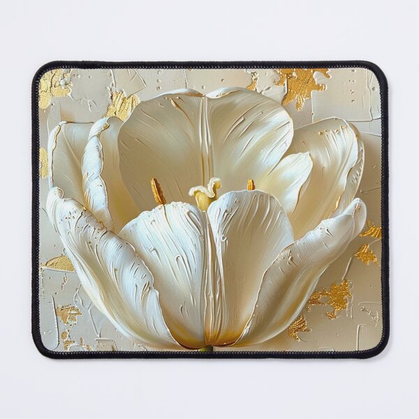 Item preview, White Tulip Blossom Palette Knife designed and sold by acrylicartp.