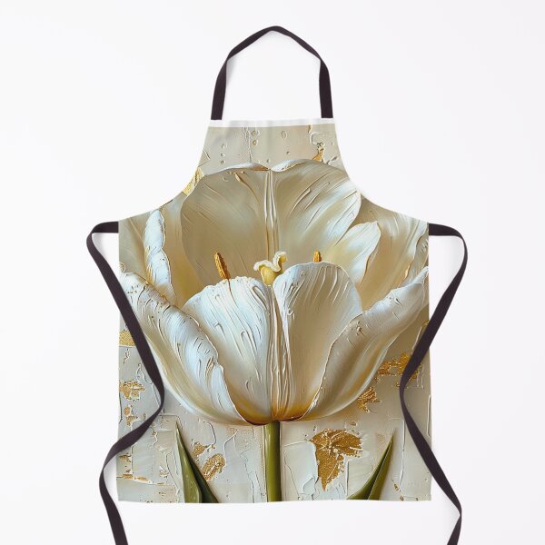 Item preview, White Tulip Blossom Palette Knife designed and sold by acrylicartp.