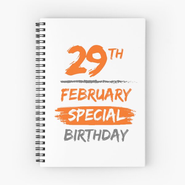 Item preview, 29th February Special Birthday designed and sold by LekaDesignShop.