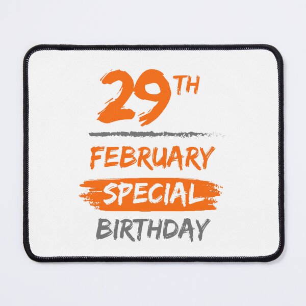 Item preview, 29th February Special Birthday designed and sold by LekaDesignShop.
