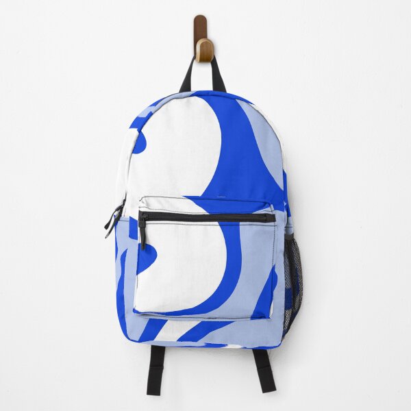Item preview, Royal Blue Smooth Contours Retro Contemporary Abstract Pattern designed and sold by kierkegaard.