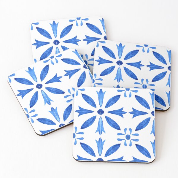 Item preview, Blue and White Ceramic Pattern designed and sold by Inspirely.