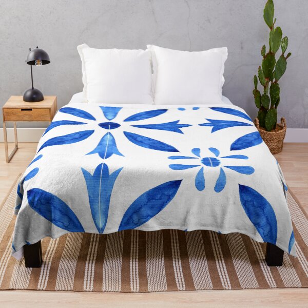Item preview, Blue and White Ceramic Pattern designed and sold by Inspirely.
