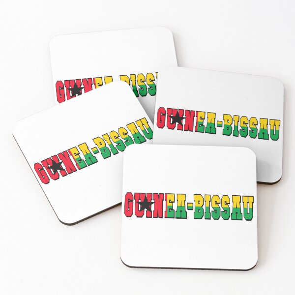 Item preview, Guinea-Bissau Country Flag Typography designed and sold by TravelWish.