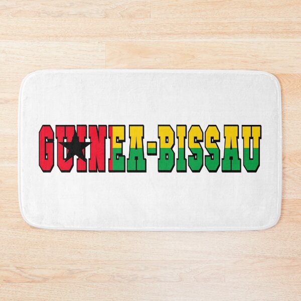 Item preview, Guinea-Bissau Country Flag Typography designed and sold by TravelWish.
